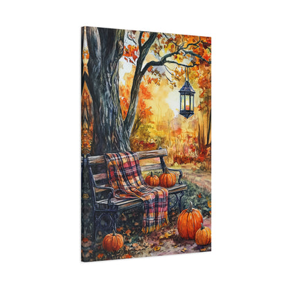 1.25" Matte Canvas - Golden Pause in Fall