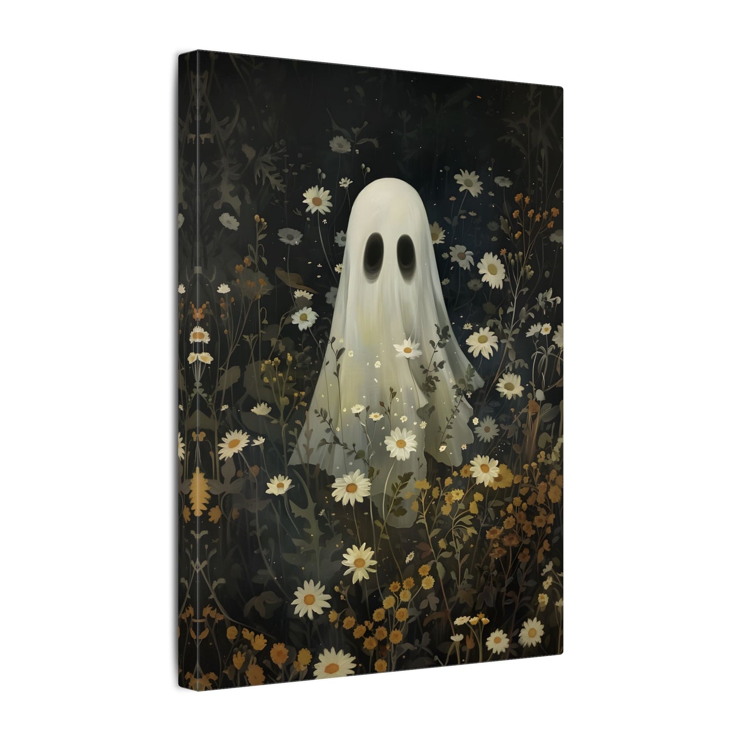 .75" Matte Canvas - Daisy Meadow Ghost