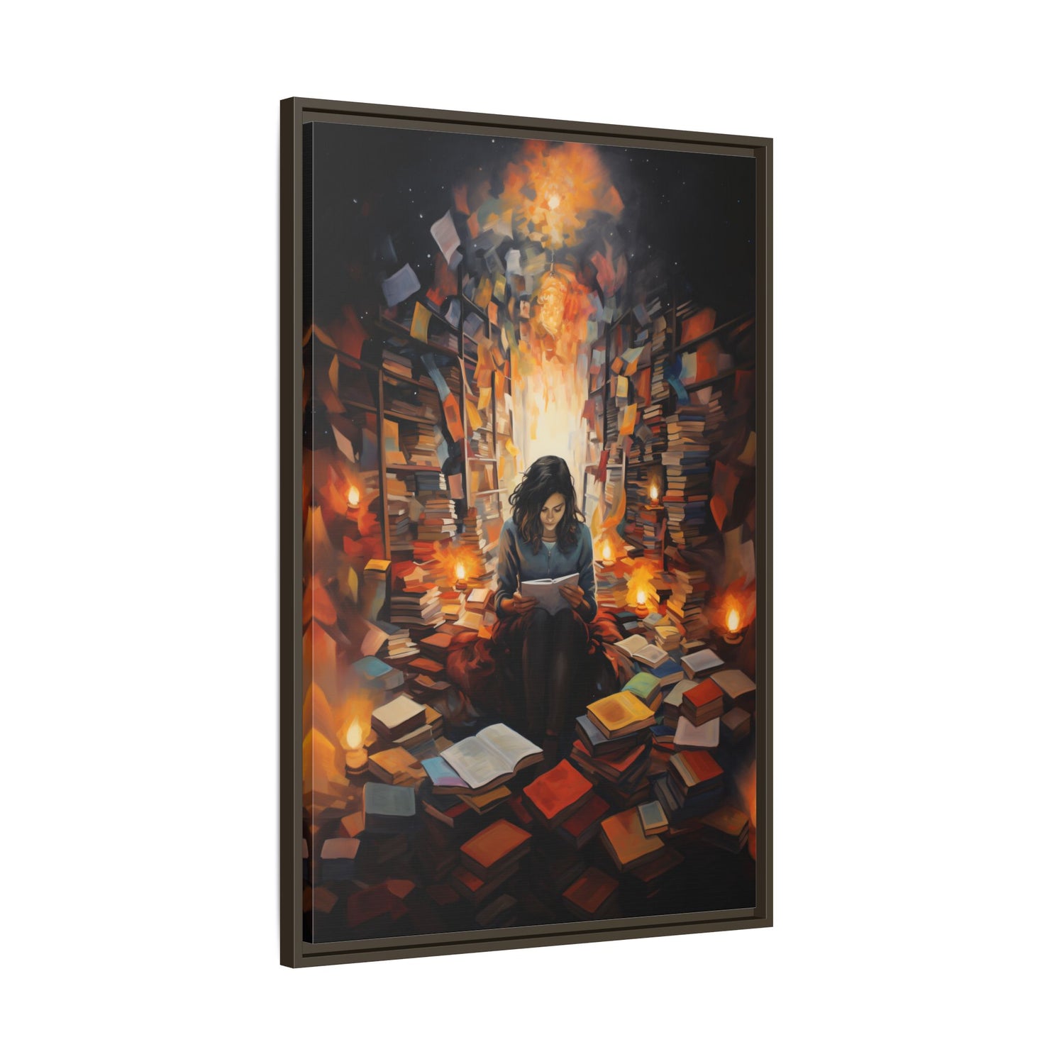 Framed Canvas - The Sanctuary of Stories