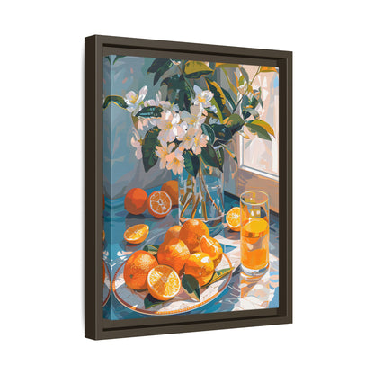 Framed Canvas - Citrus Blossom Morning