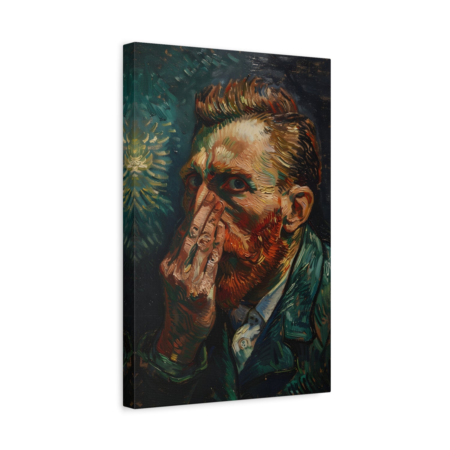 1.25" Matte Canvas - Van Gogh Stinky Glare
