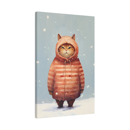 .75&quot; Matte Canvas - Grumpy Winter Floof