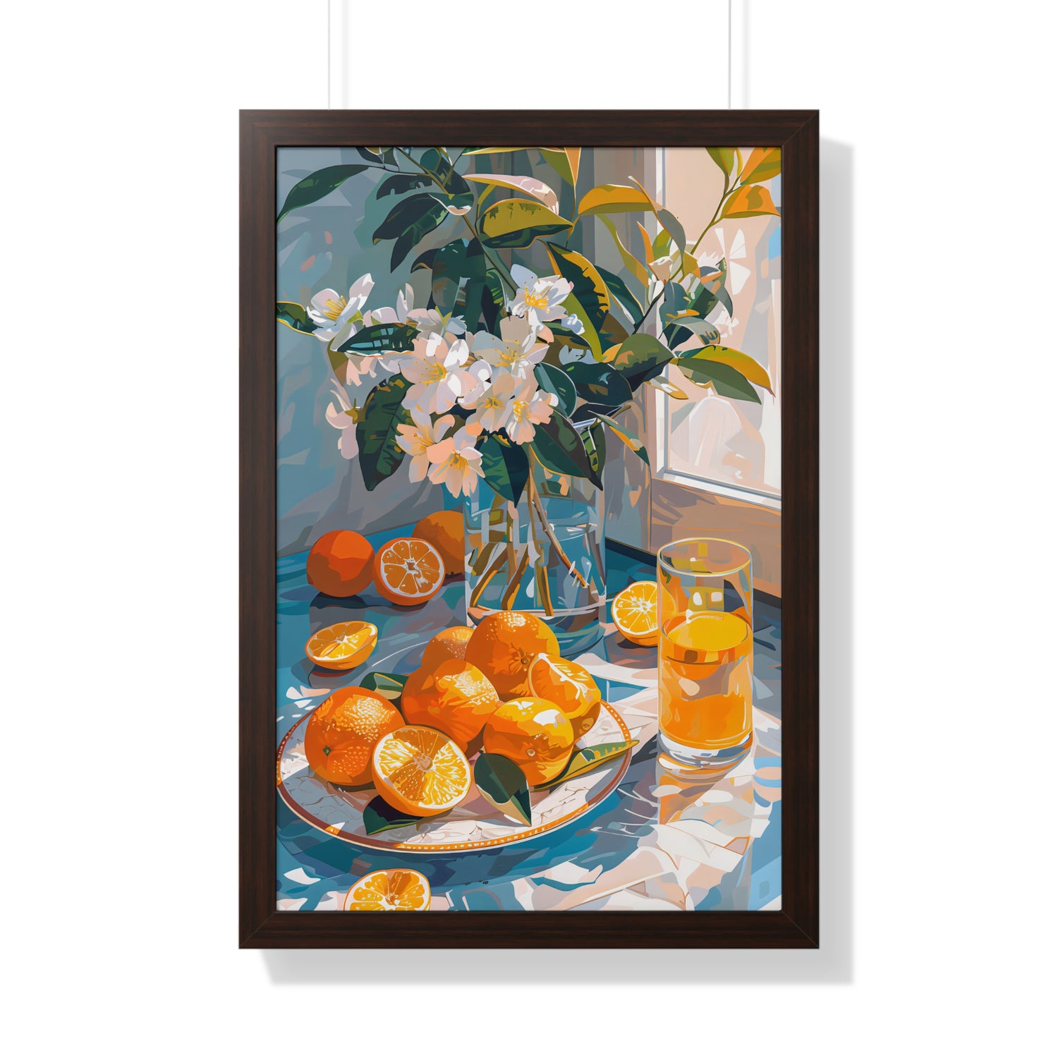 Framed Paper Print - Citrus Blossom Morning