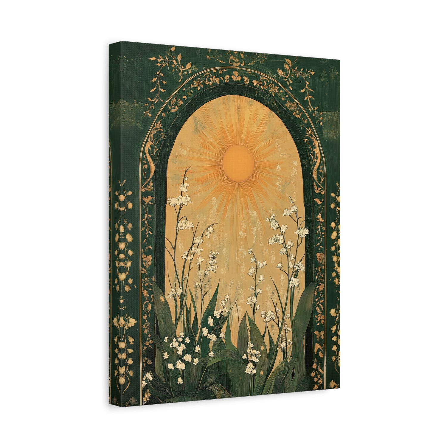 1.25" Matte Canvas - Lily of the Valley Archway
