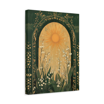 1.25" Matte Canvas - Lily of the Valley Archway