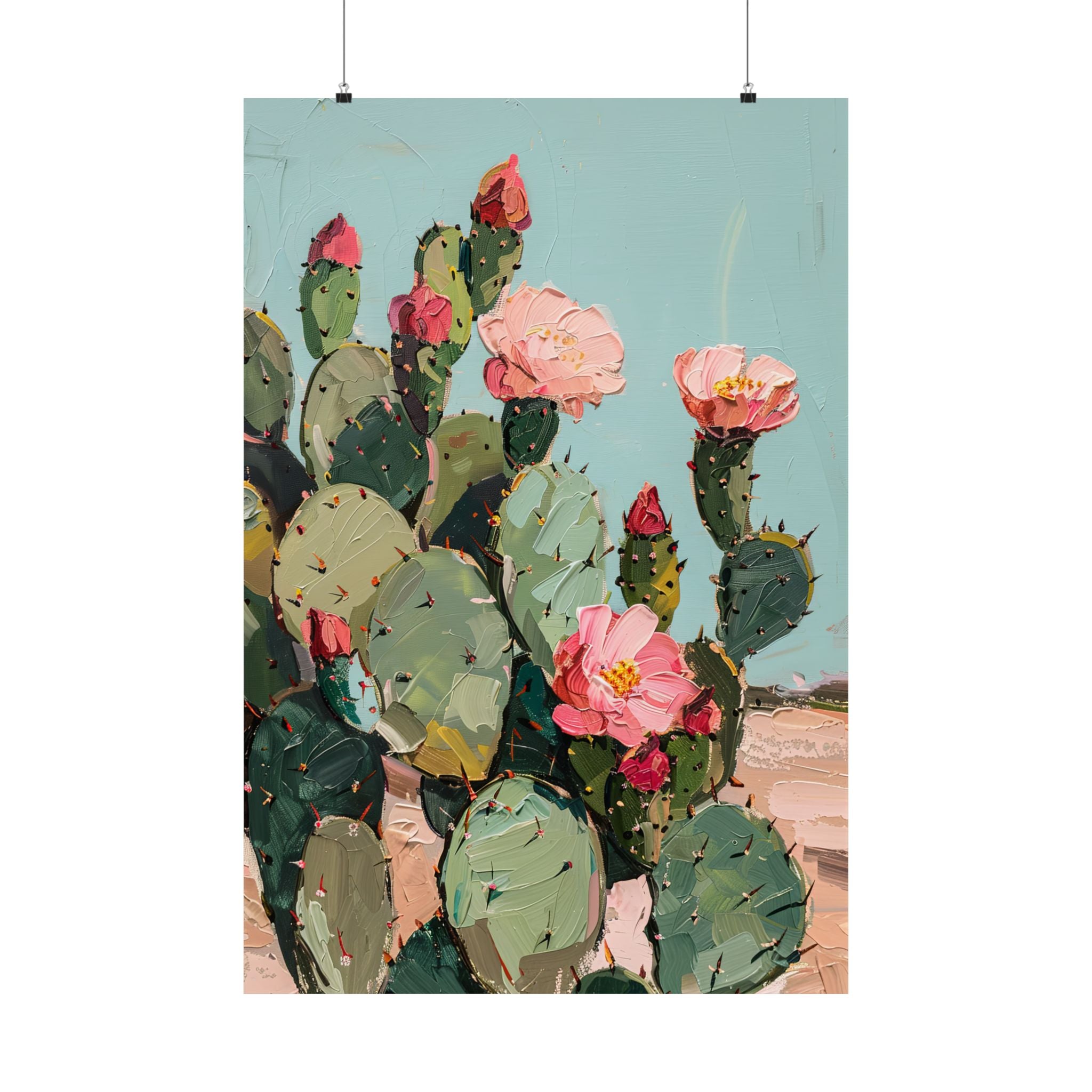 Arizona Blooming Cactus Color