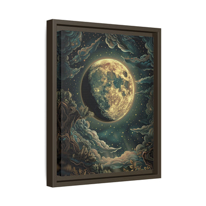 Framed Canvas - Waxing Gibbous Dreamscape