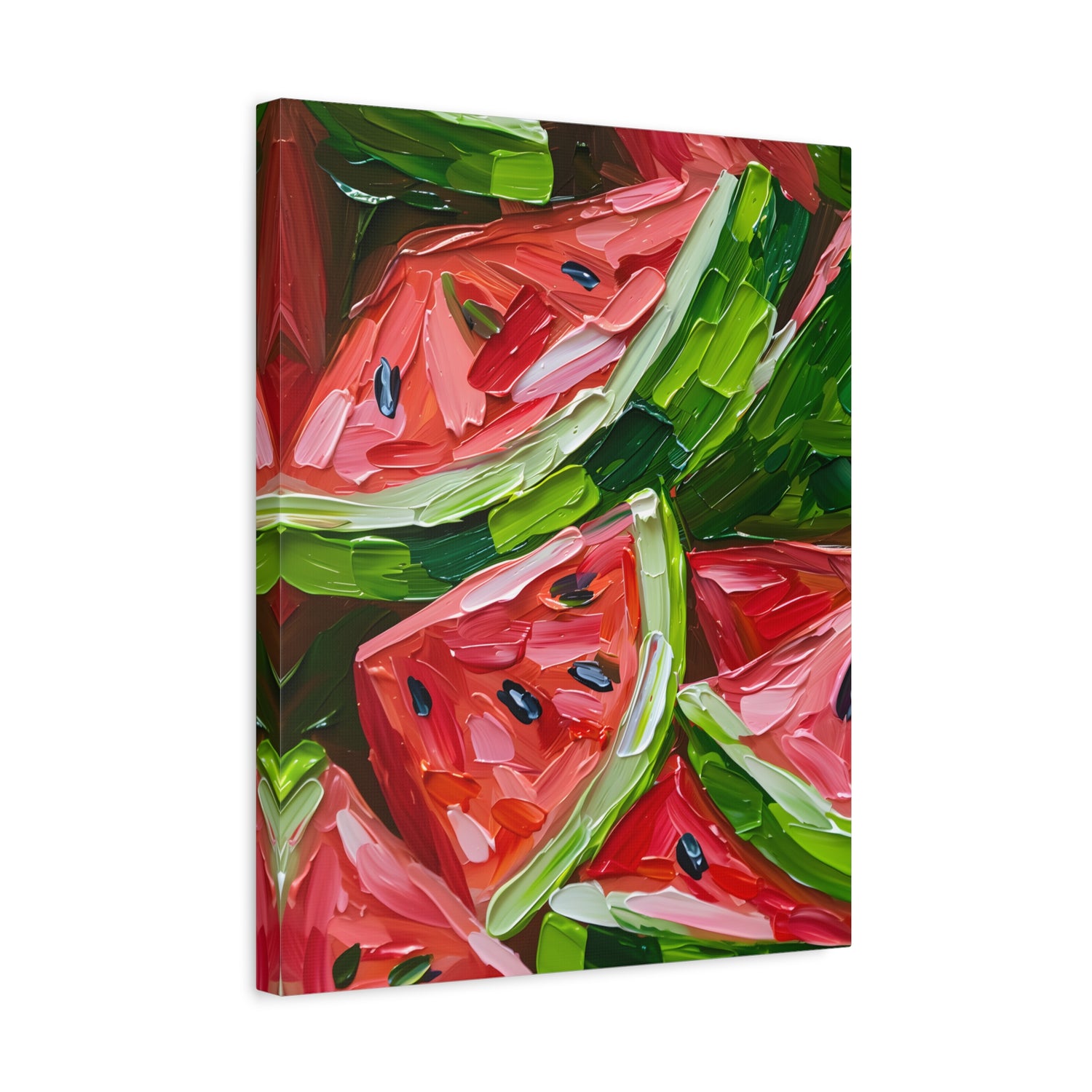 1.25" Matte Canvas - Juicy Watermelon Slices