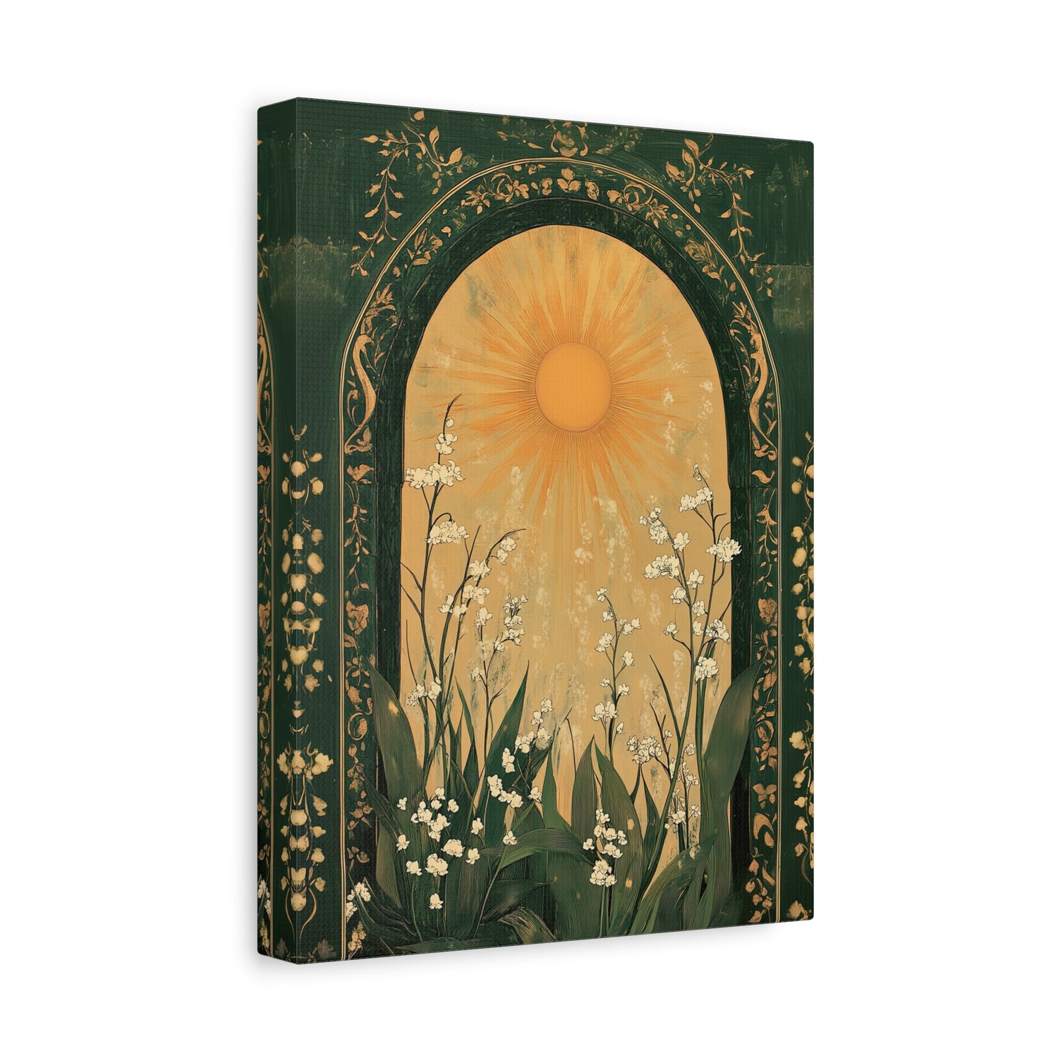1.25" Matte Canvas - Lily of the Valley Archway