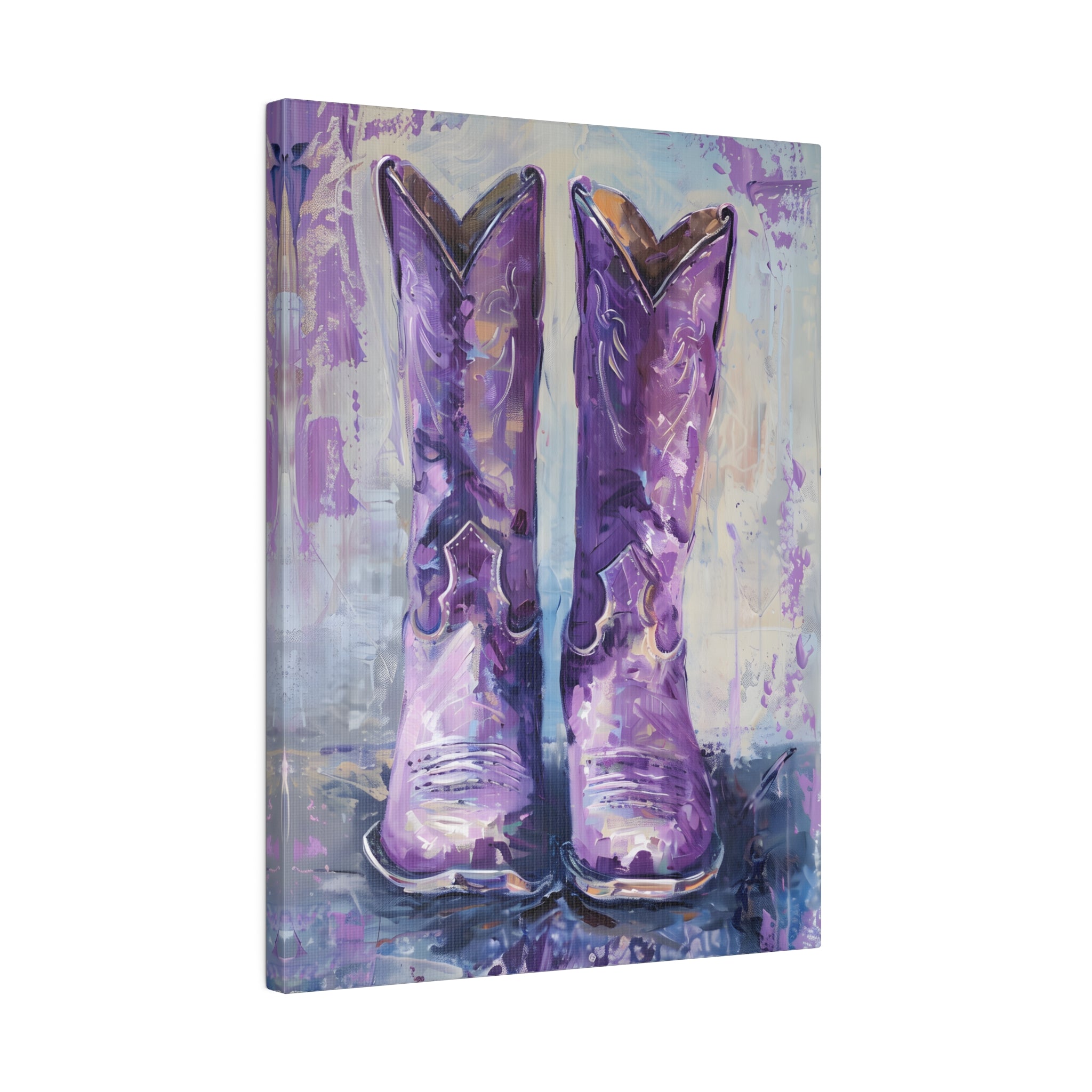.75" Matte Canvas - Violet Cowgirl Spirit