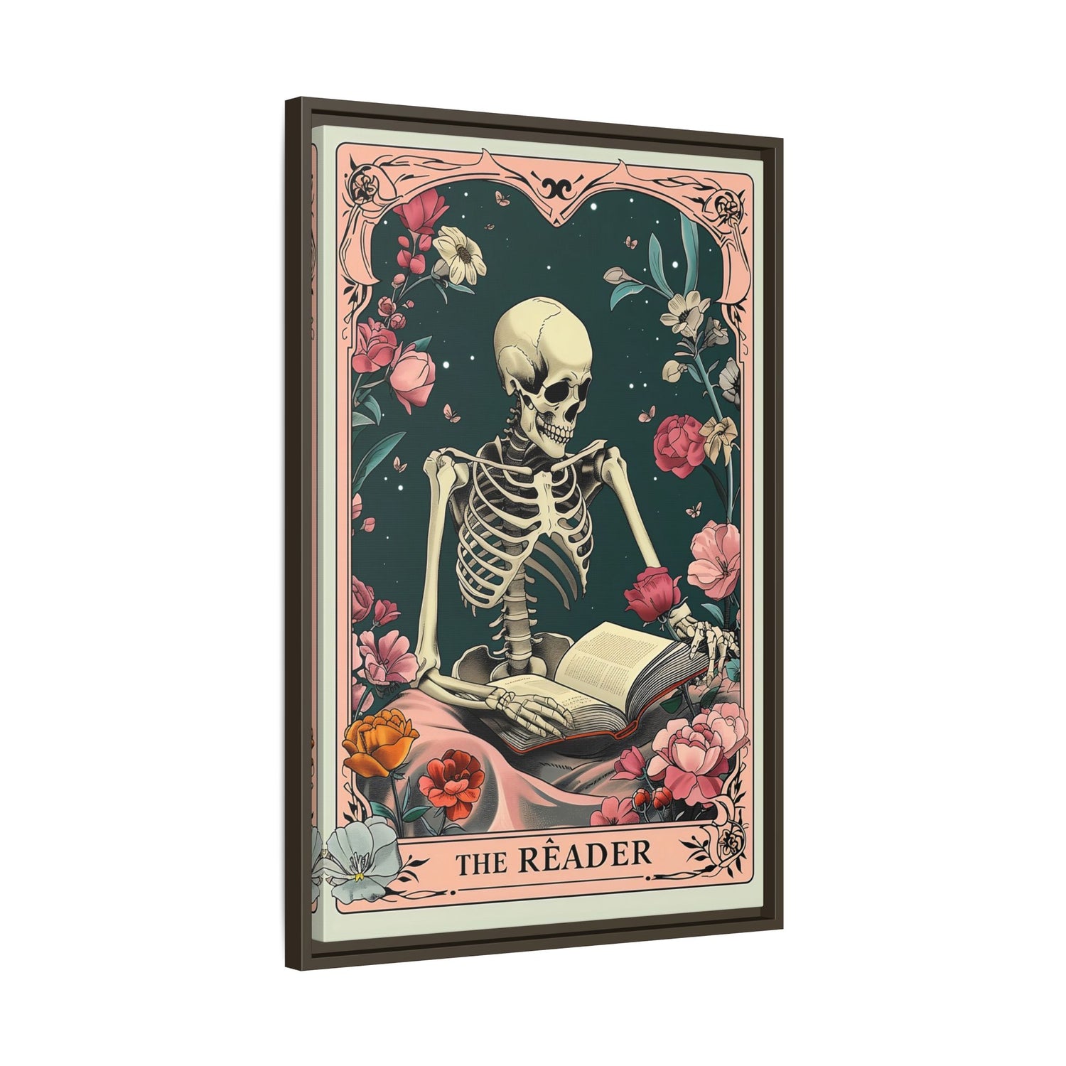 Framed Canvas - The Eternal Reader