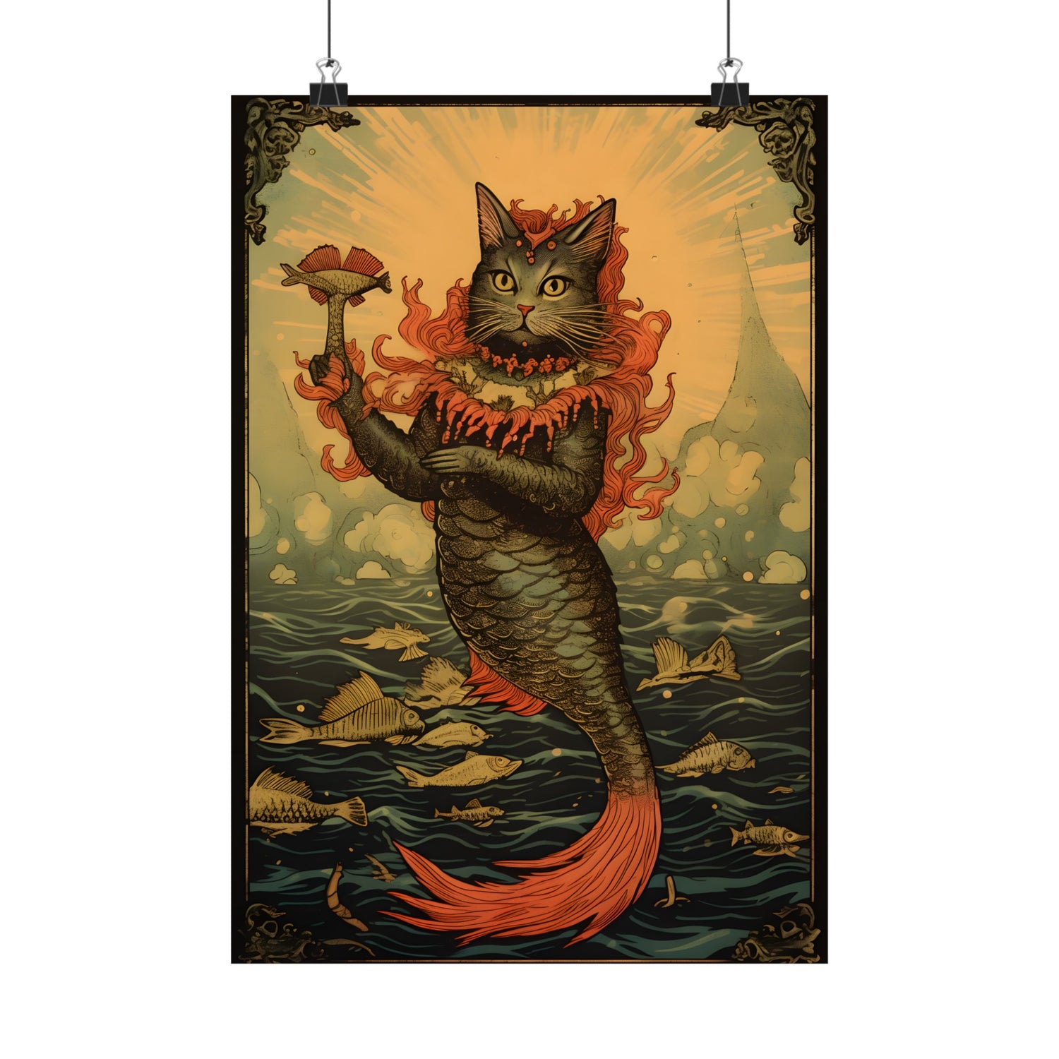 Fiery Feline of the Sea