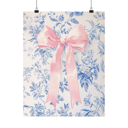 Pink Bow Floralscape