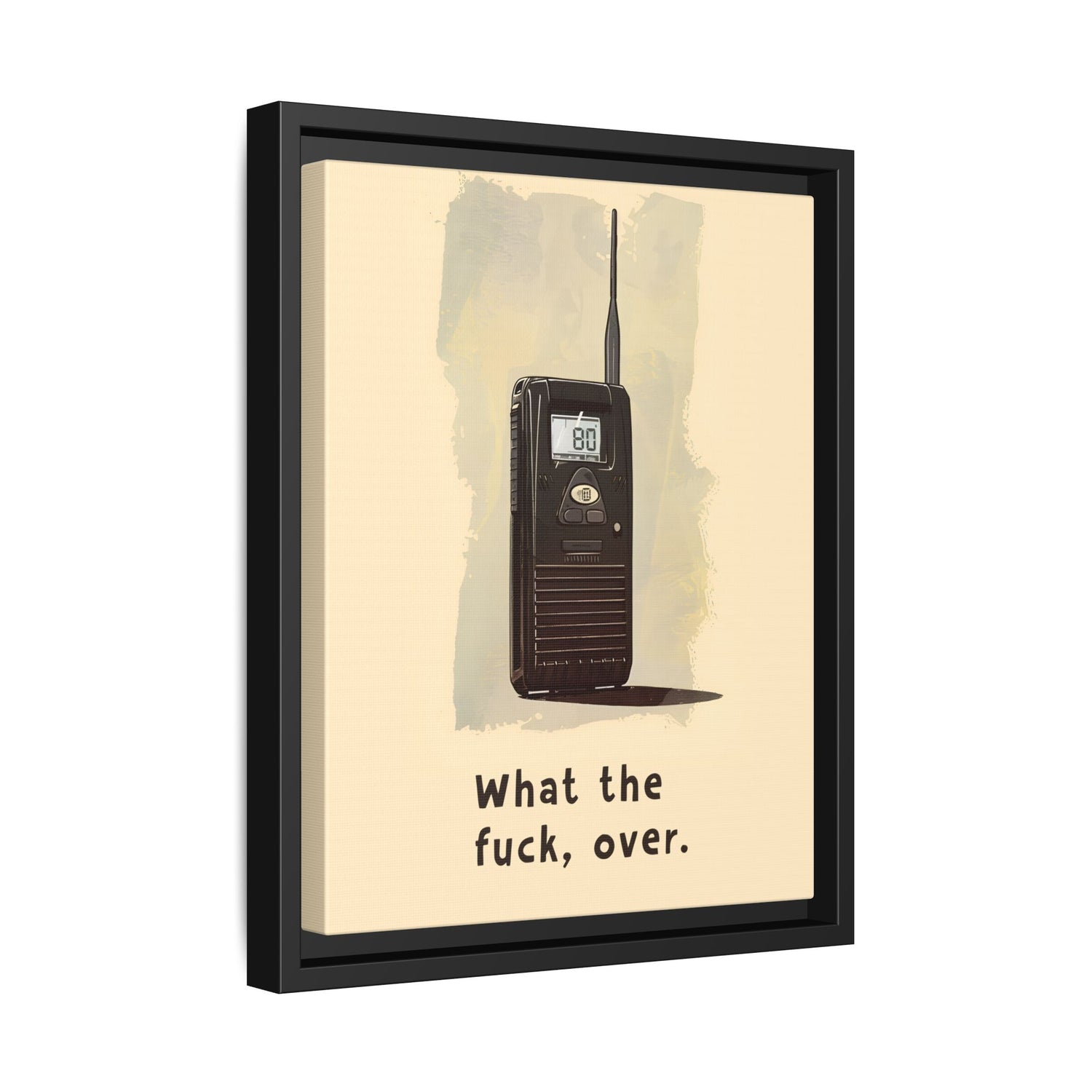 Framed Canvas - Walkie Talkie WTF Moment