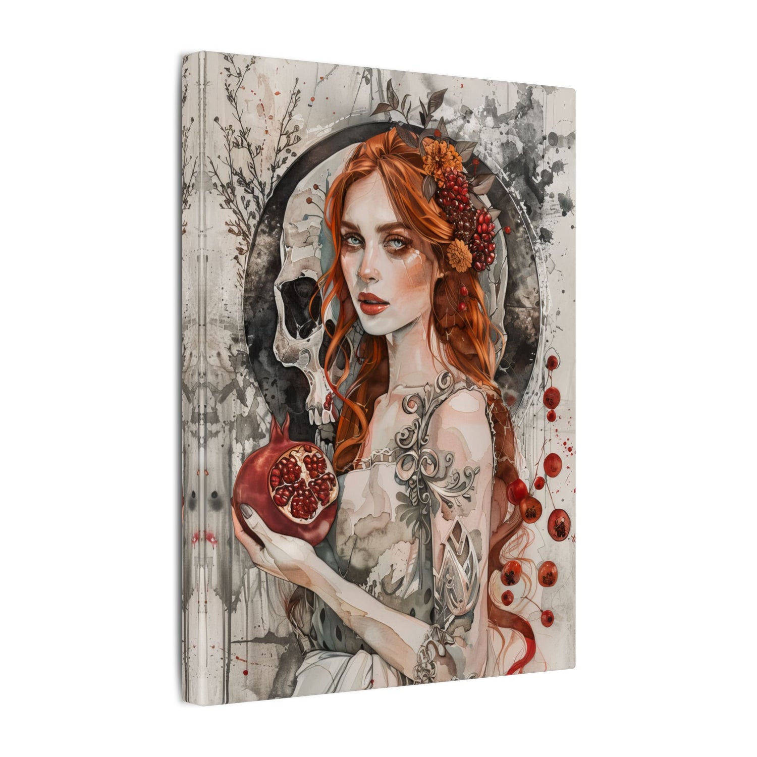 .75" Matte Canvas - Persephone’s Pomegranate Curse