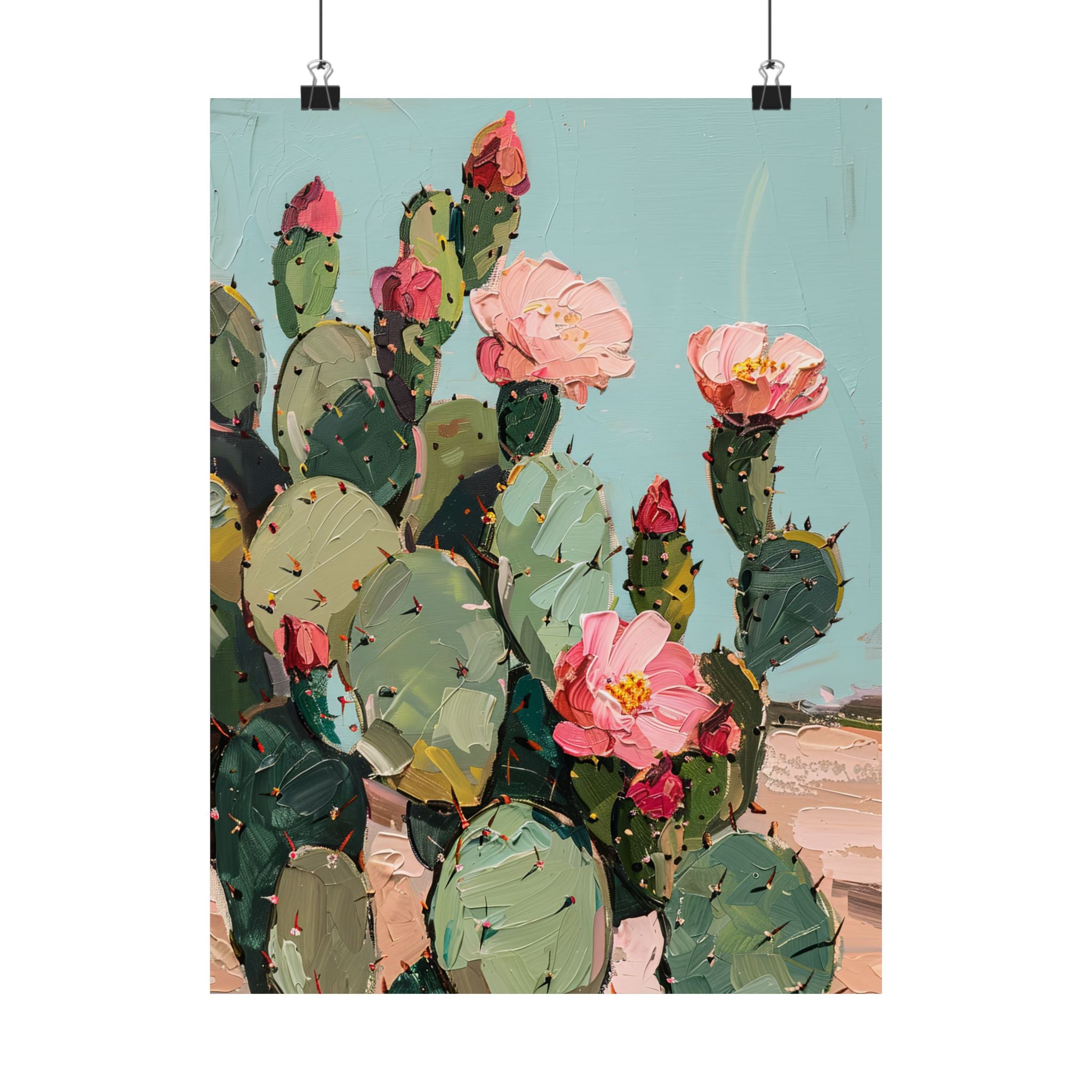 Arizona Blooming Cactus Color