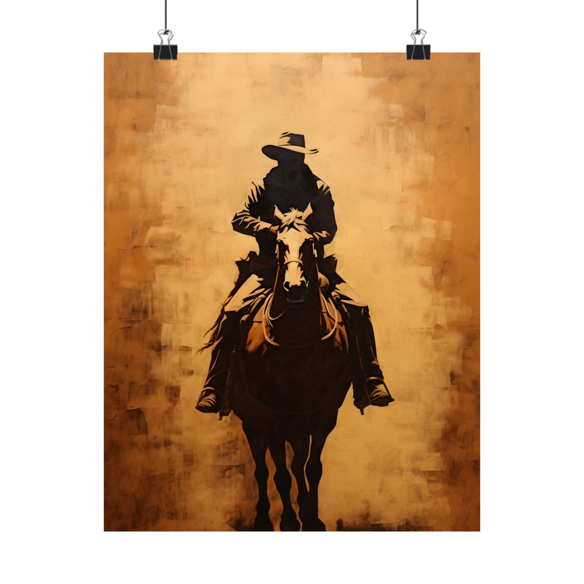 Cowboy Rider Silhouette