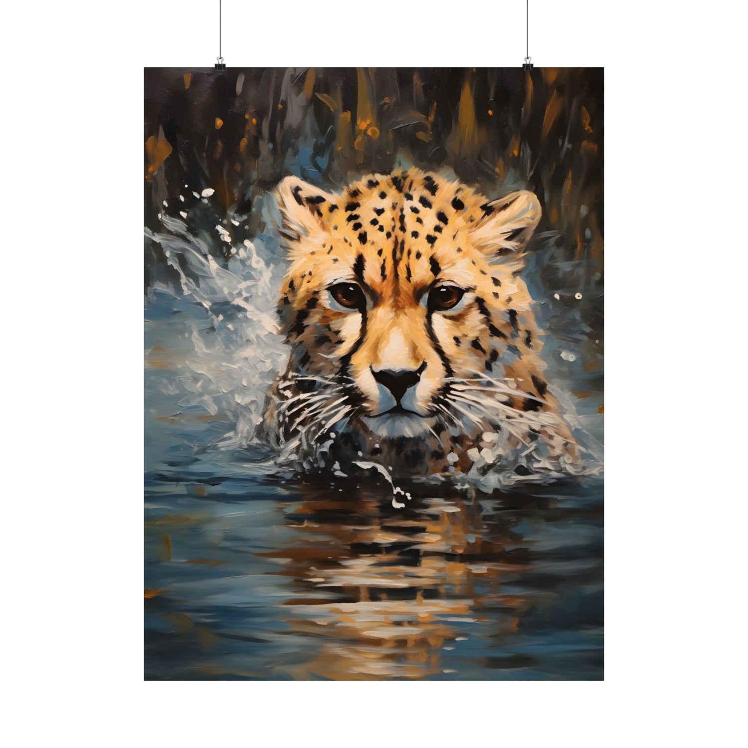 Aqua Sprinting Cheetah