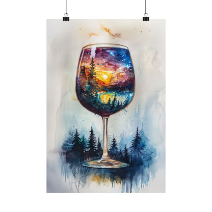 Galaxy Within the Wine Glass