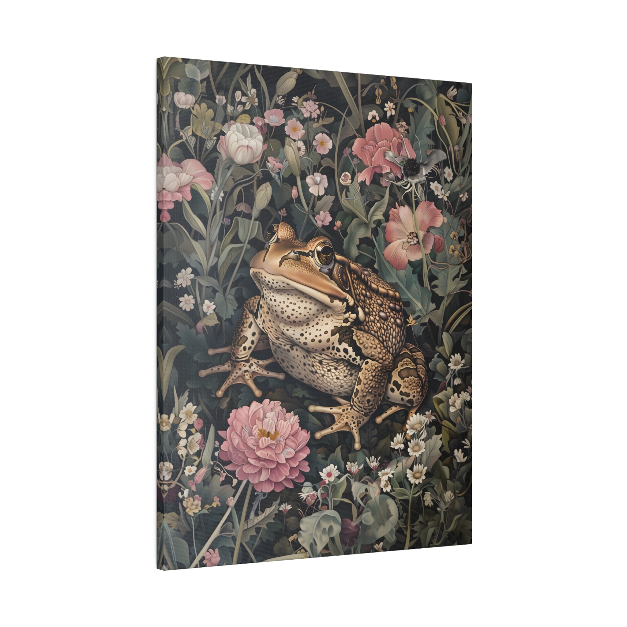 .75&quot; Matte Canvas - Enchanted Frog&