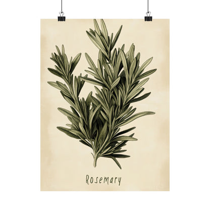 Botanical Rosemary Study