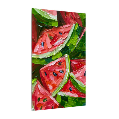 .75" Matte Canvas - Juicy Watermelon Slices