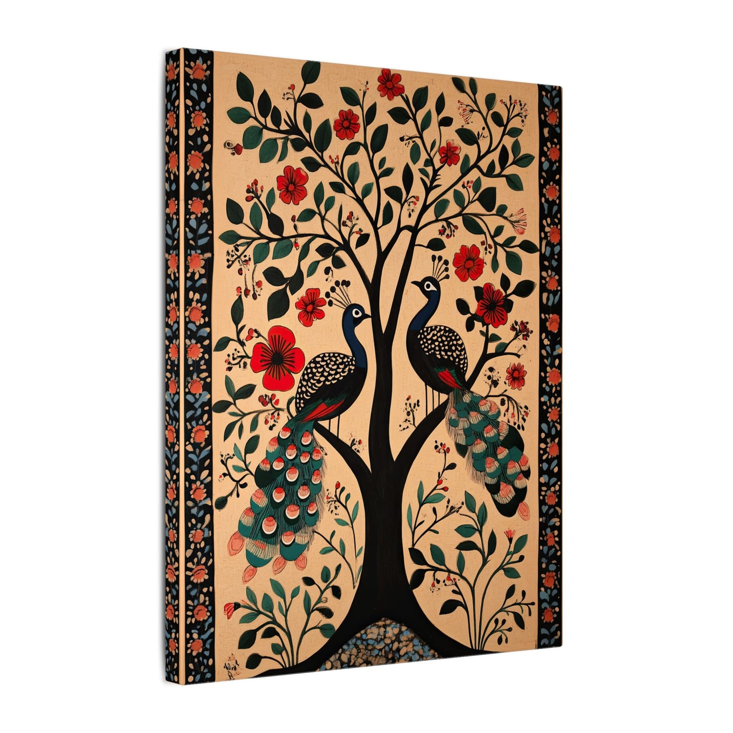 .75" Matte Canvas - Lovers Under Blooming Canopy