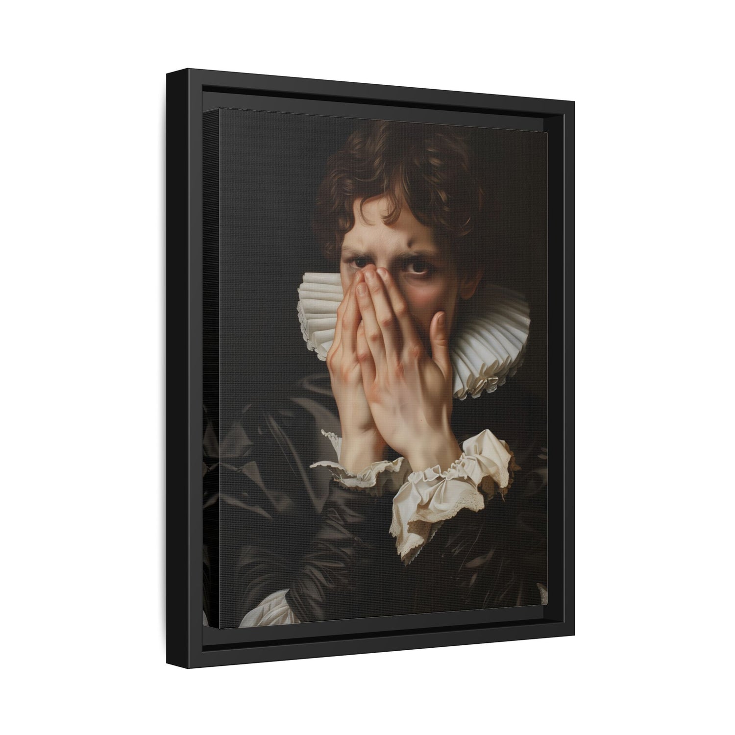 Framed Canvas - The Foul Flush Reaction