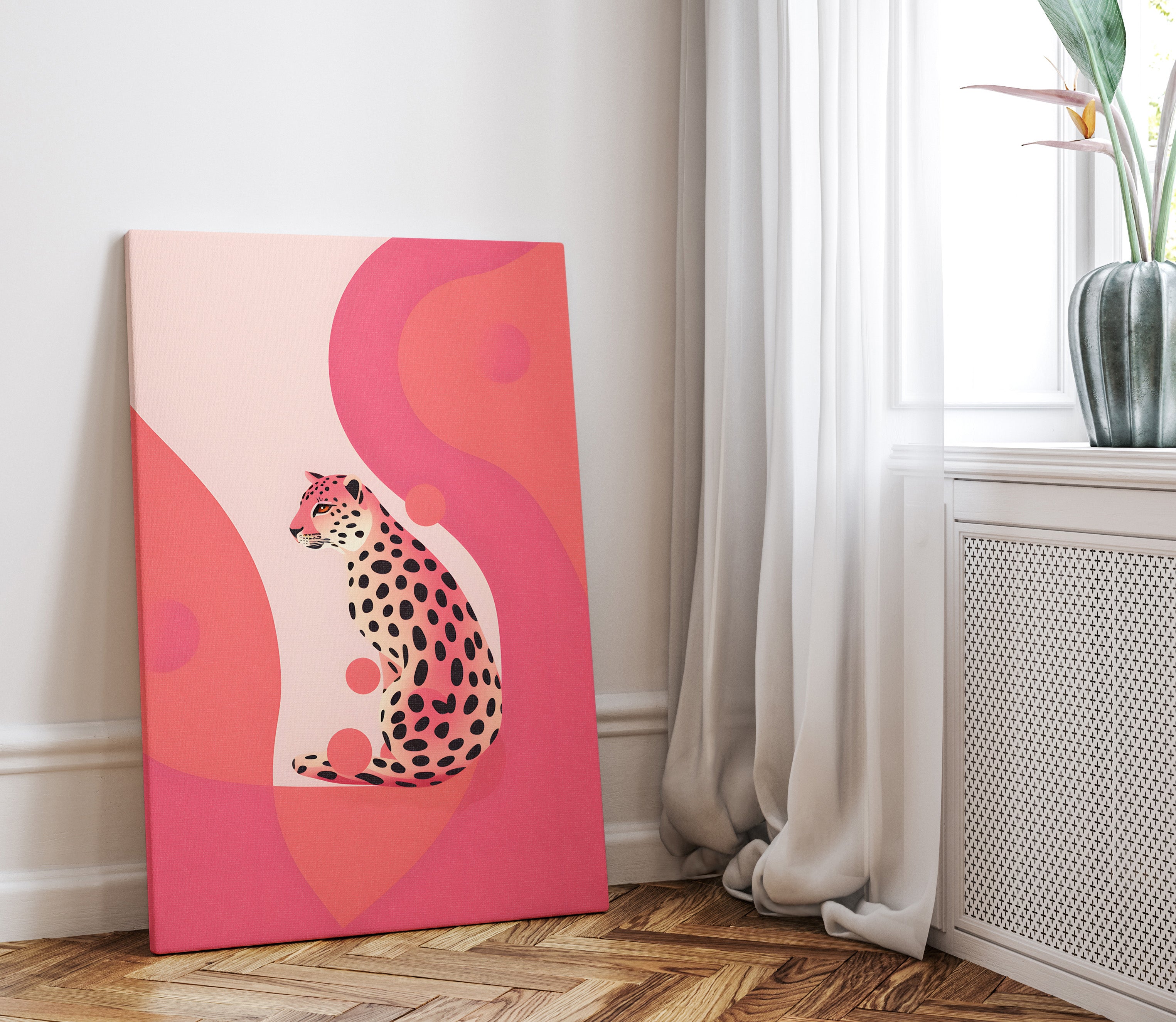 .75&quot; Matte Canvas - Cheetah&