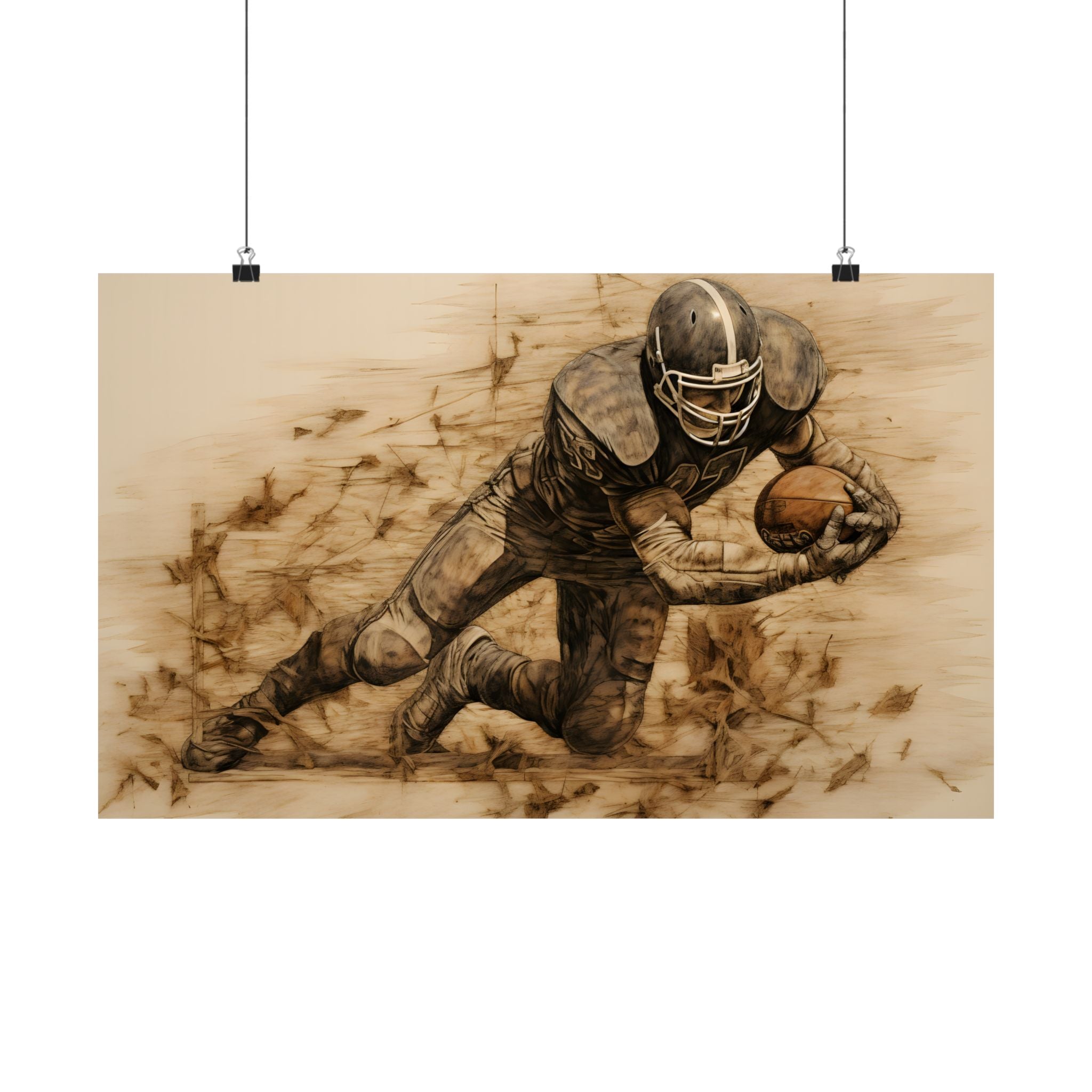 Rustic Quarterback Dive