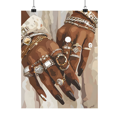 Layered Luxe Jewelry Hands