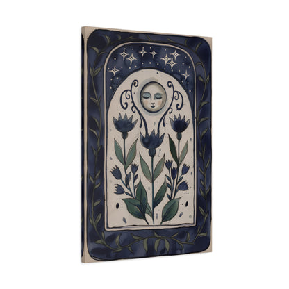 1.25" Matte Canvas - Moonlit Folk Bloom Dream