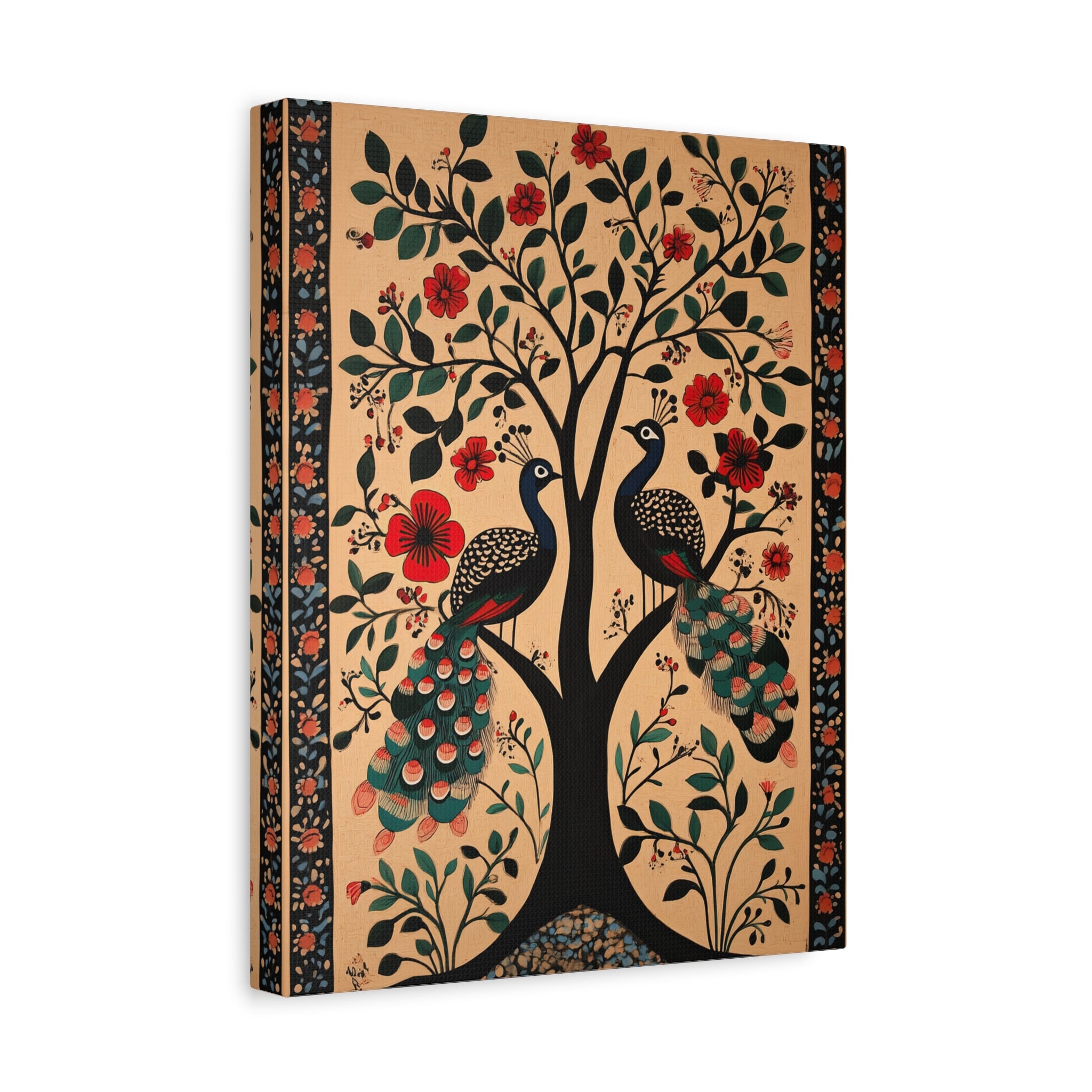 1.25" Matte Canvas - Lovers Under Blooming Canopy