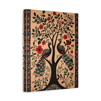 1.25" Matte Canvas - Lovers Under Blooming Canopy