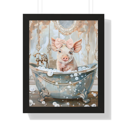 Framed Paper Print - Piglet&