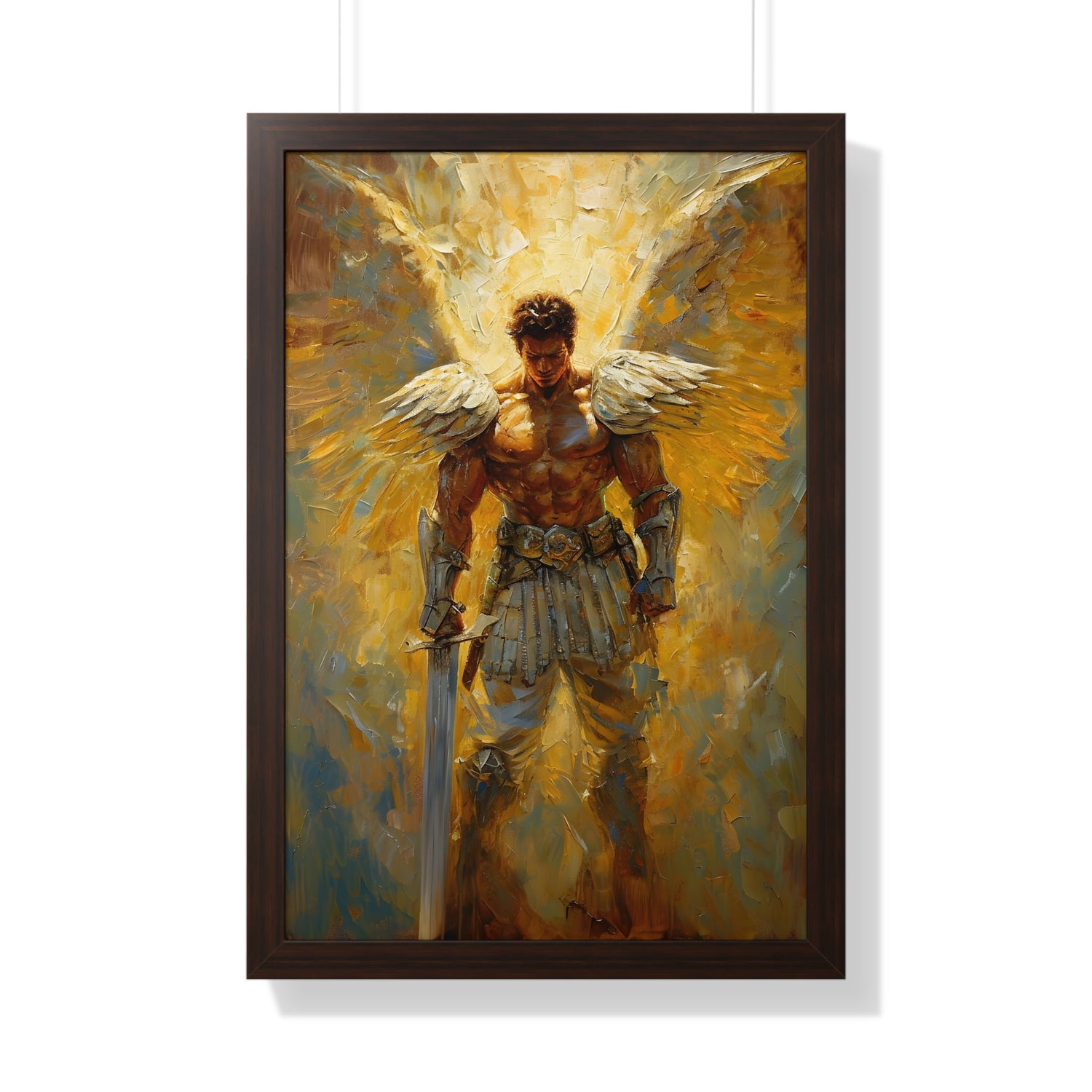 Framed Paper Print - Celestial Warrior&