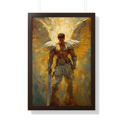 Framed Paper Print - Celestial Warrior&