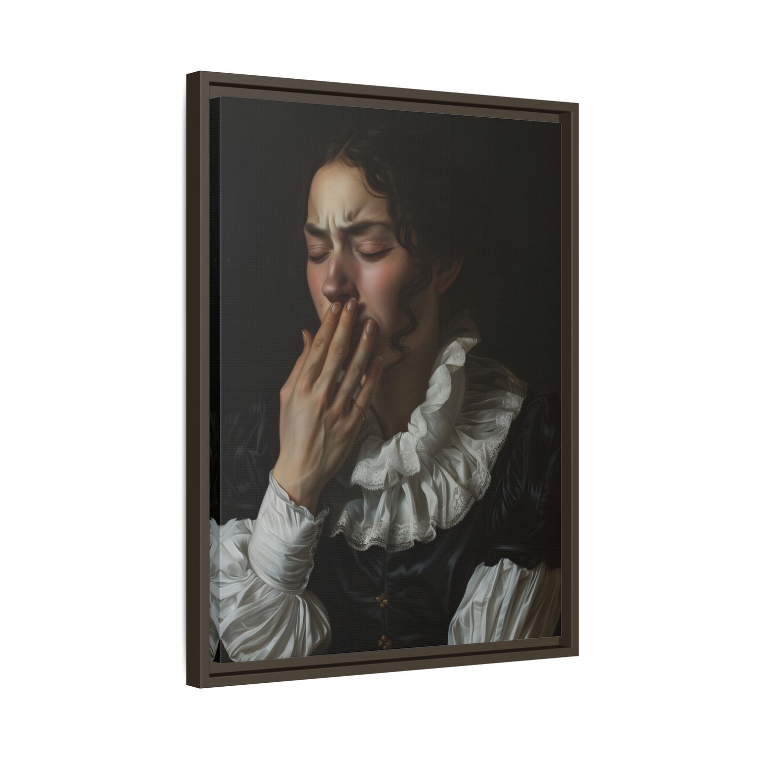 Framed Canvas - Oh No, It Hit Me
