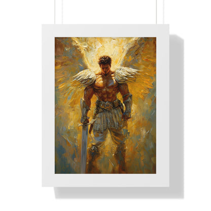 Framed Paper Print - Celestial Warrior&