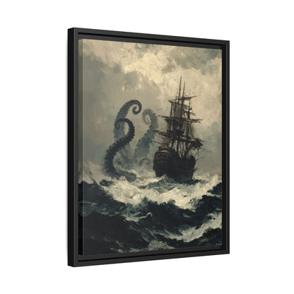 Framed Canvas - Into the Kraken’s Wake