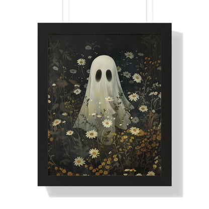 Framed Paper Print - Daisy Meadow Ghost
