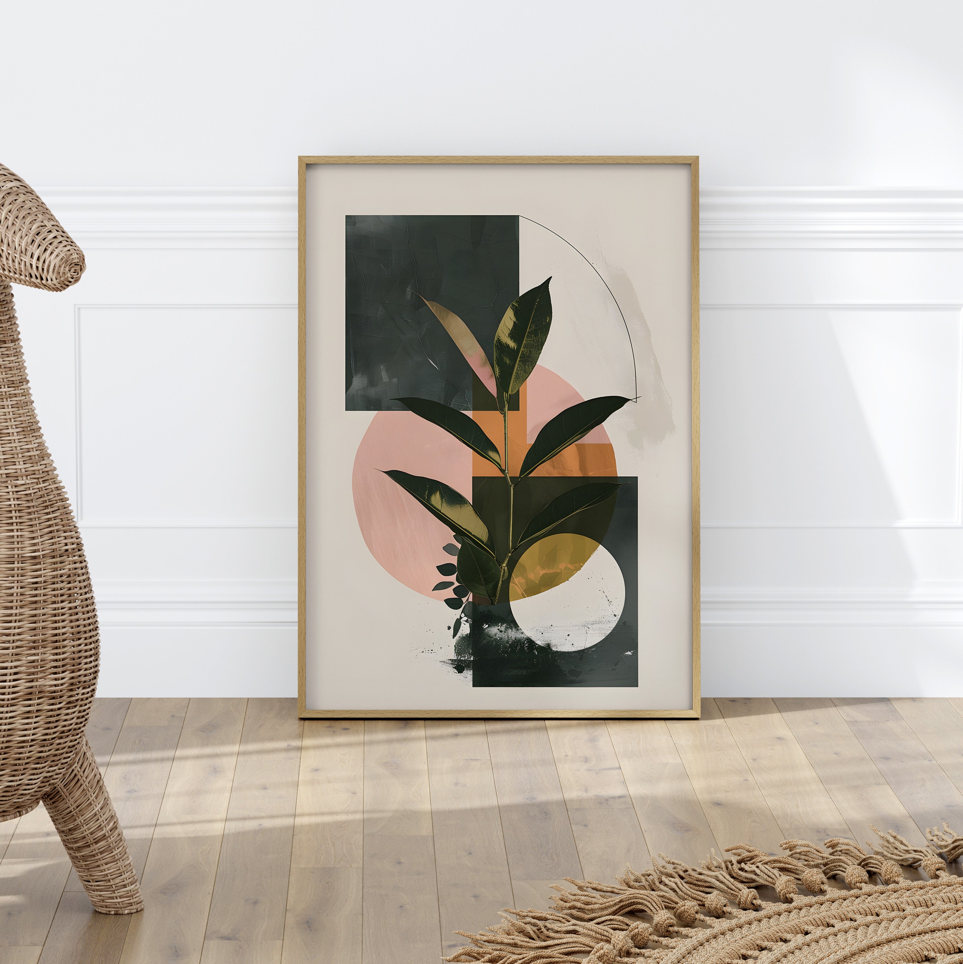 Blush Geometry Leafscape