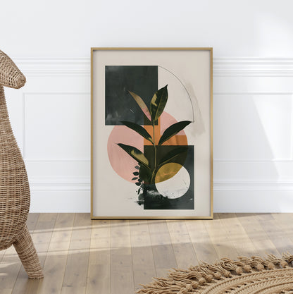 Blush Geometry Leafscape