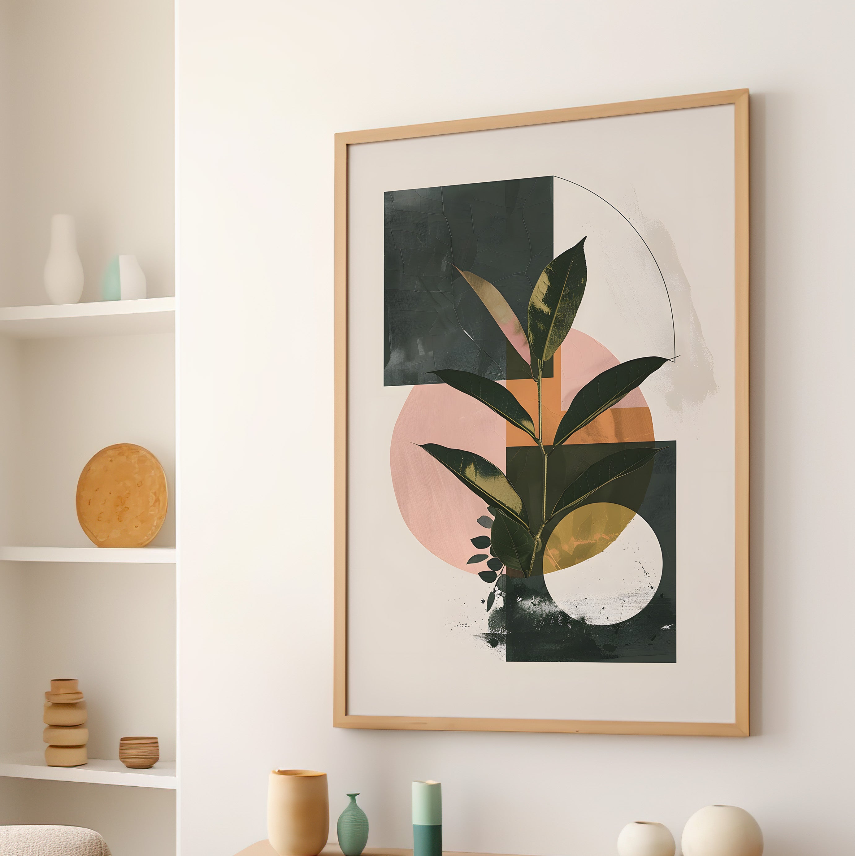 Blush Geometry Leafscape