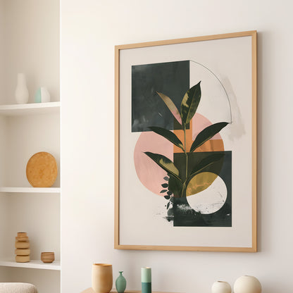 Blush Geometry Leafscape