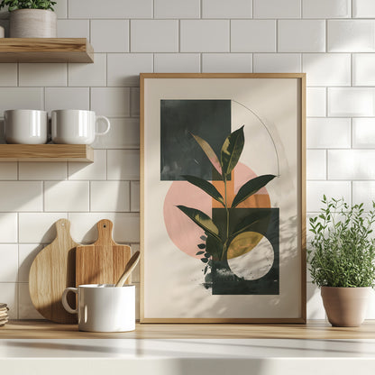 Blush Geometry Leafscape