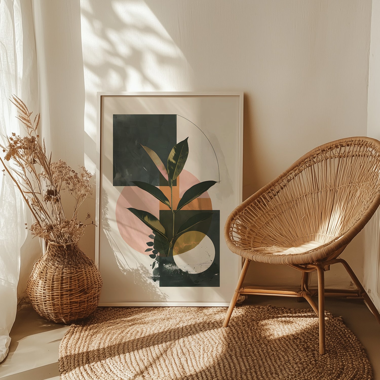 Blush Geometry Leafscape