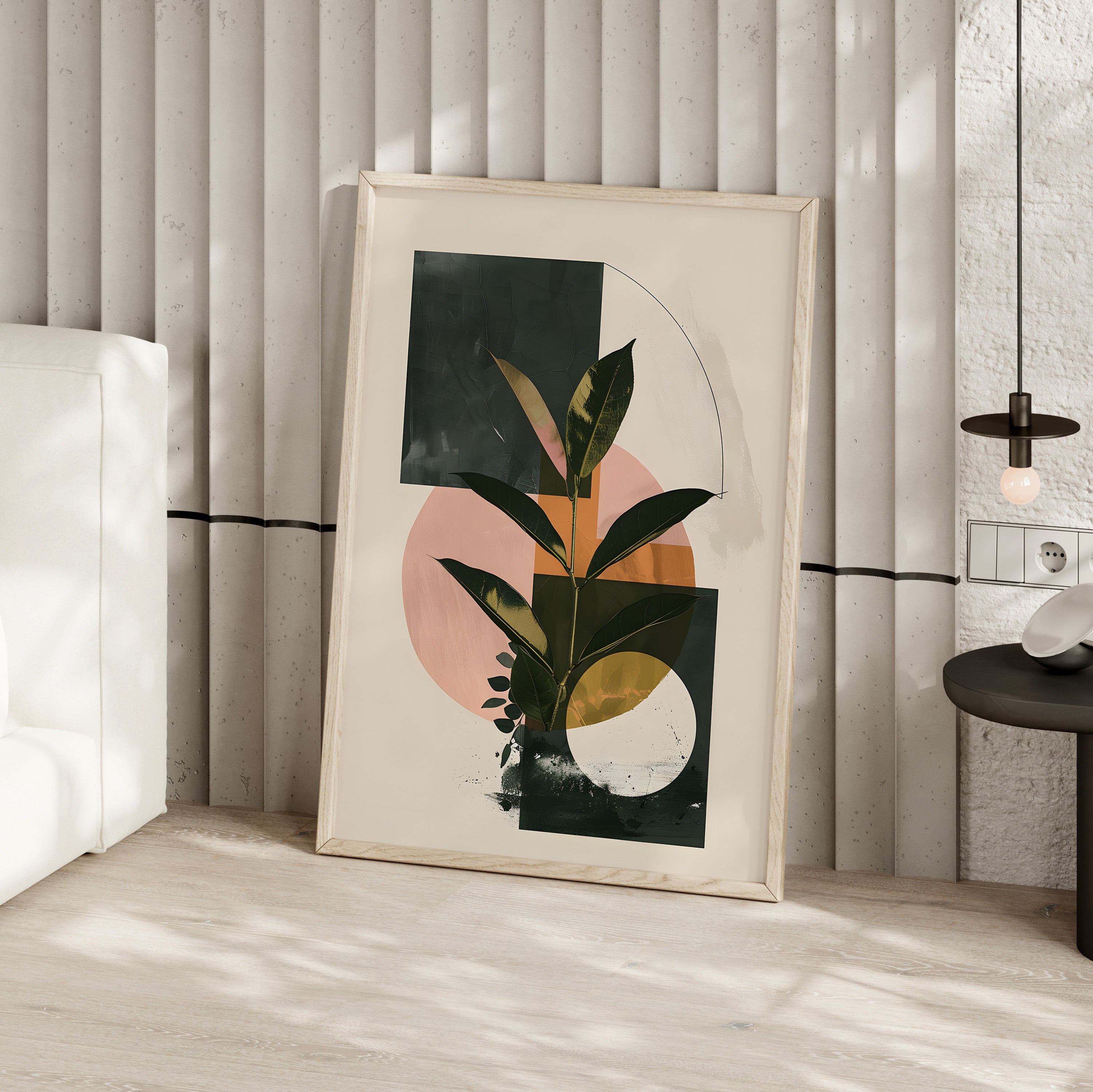 Blush Geometry Leafscape