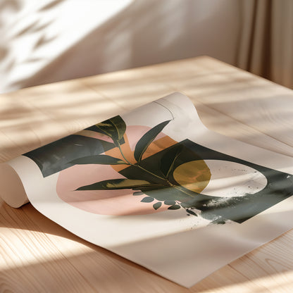 Blush Geometry Leafscape