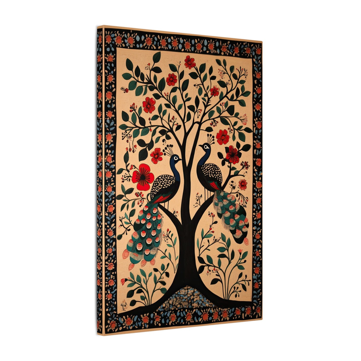 .75" Matte Canvas - Lovers Under Blooming Canopy